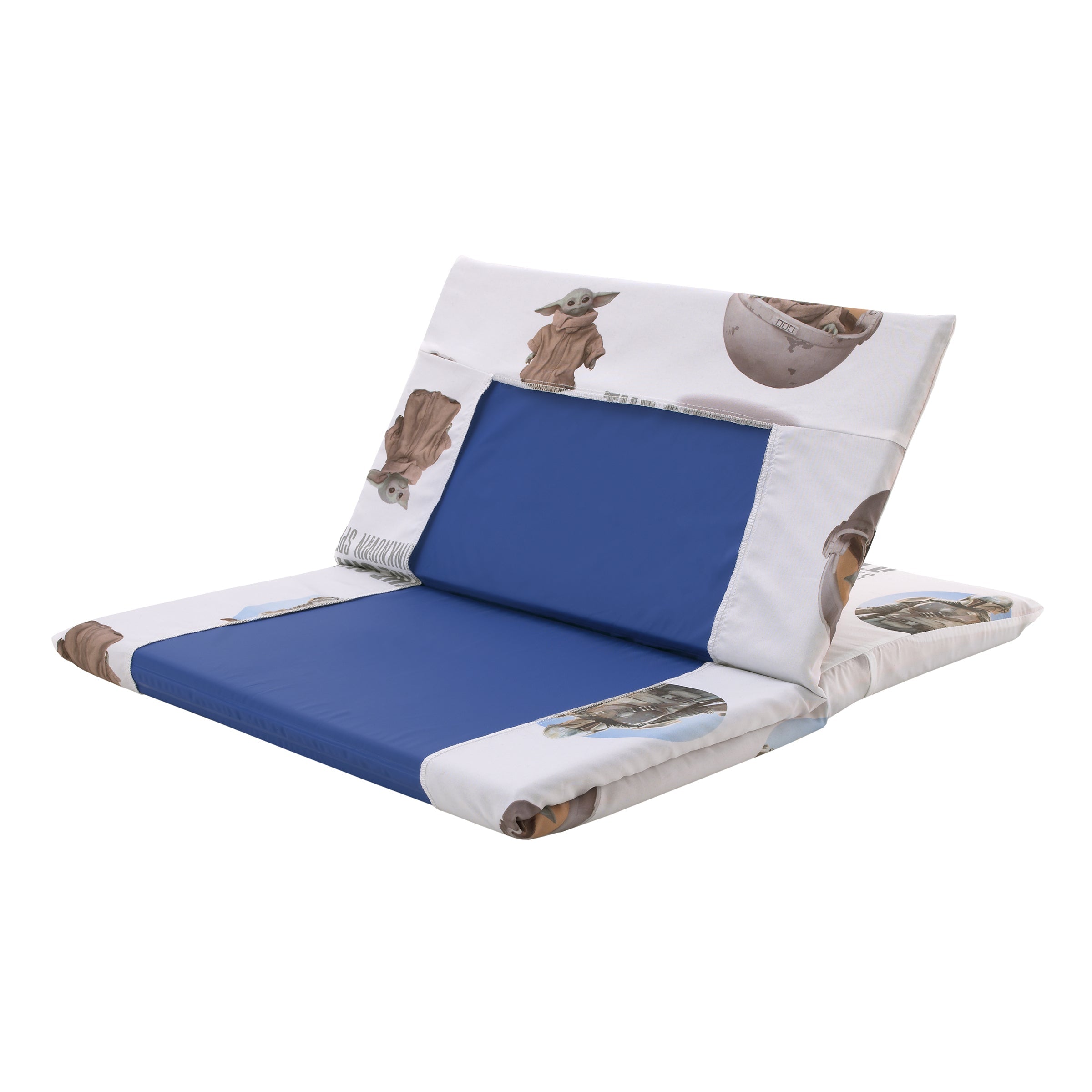 The Mandalorian "The Child" Green, Tan, White Preschool Nap Pad Sheet