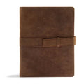 CSB Legacy Notetaking Bible, Tan Genuine Leather with Strap - Leather