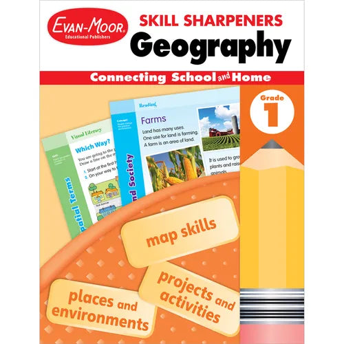 Skill Sharpeners: Geography, Grade 1 - Paperback