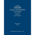 Cello Concerto in D major, Hob.VIIb: 2: Study score - Paperback