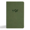 CSB Large Print Personal Size Reference Bible, Digital Study Edition, Olive Leathertouch, Indexed - Imitation Leather