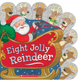 Eight Jolly Reindeer - Board Book