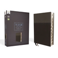 Nasb, Thinline Bible, Leathersoft, Black, Red Letter Edition, 1995 Text, Thumb Indexed, Comfort Print - Imitation Leather