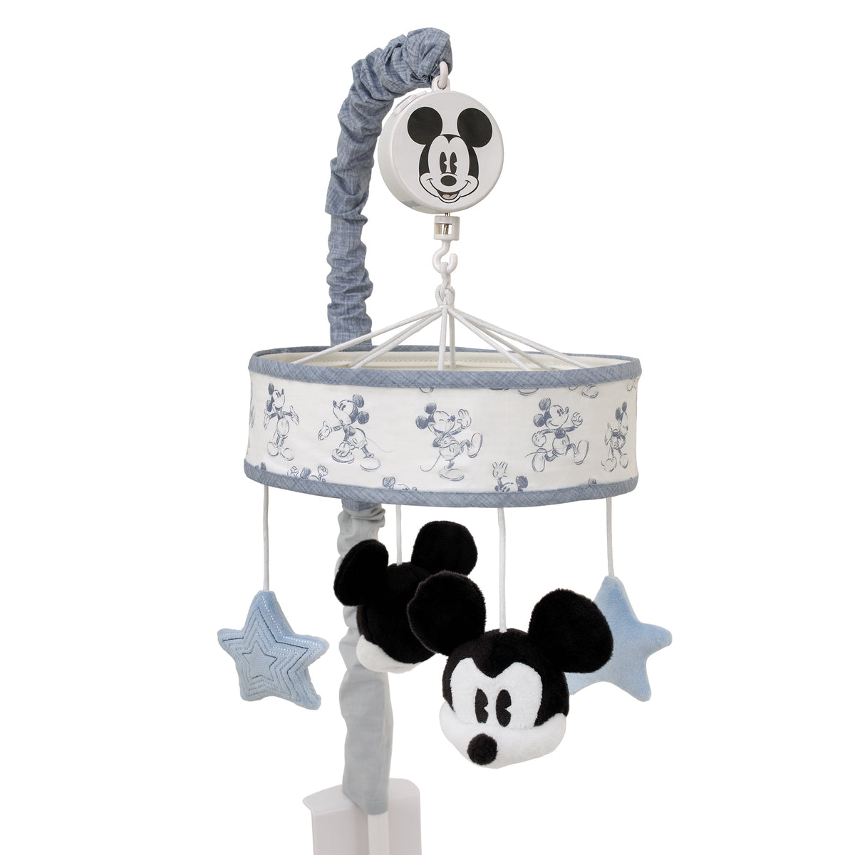 Mickey Mouse - Call Me Mickey Blue and White Stars Musical Mobile
