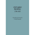 Ontario People: 1796-1803 - Paperback