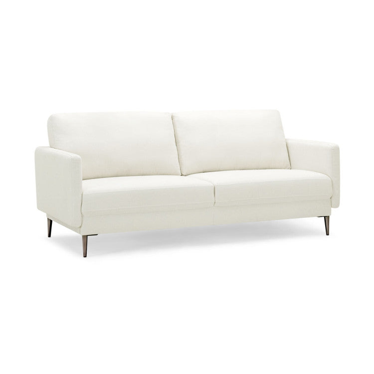 Modern Living Room Set: Loveseat Armchair Side Table & Coffee Table