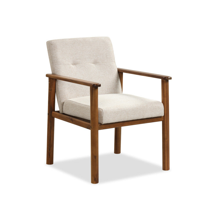 Modern Living Room Set: Loveseat Armchair Side Table & Coffee Table