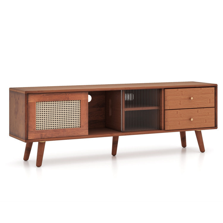 Living Room Bundle: TV Stand Storage Cabinet and Accent Chair