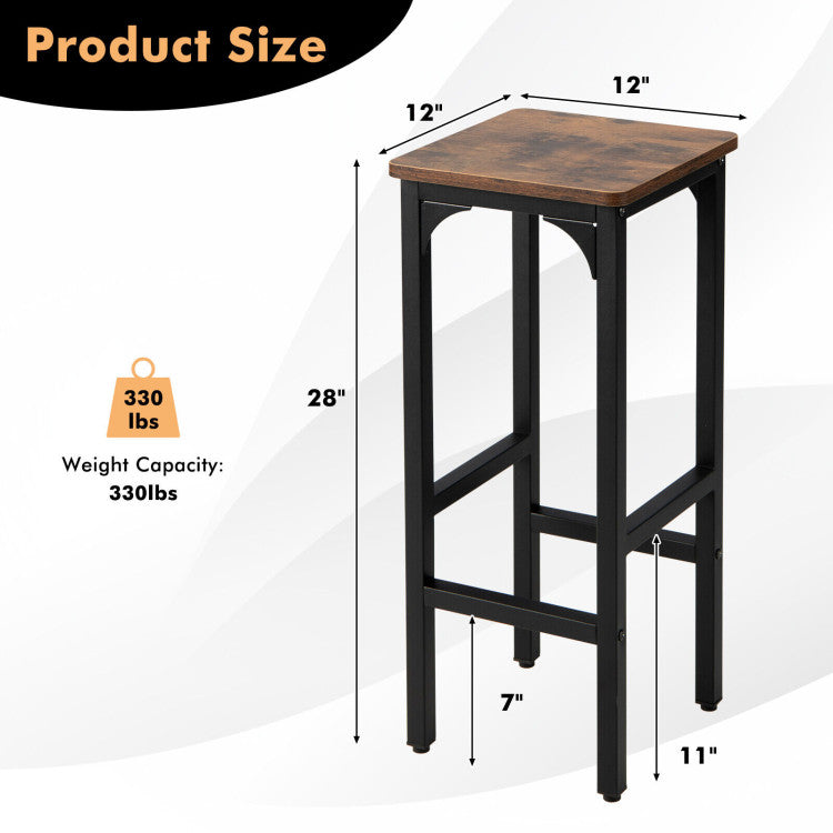 8-Piece Complete Industrial and Modern Living and Dining Room Set
