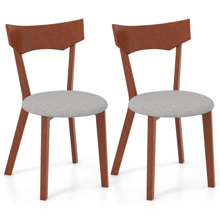 Modern Furniture Set with 2 Dining Chairs Computer Desk and 3 Pieces Coffee Tables