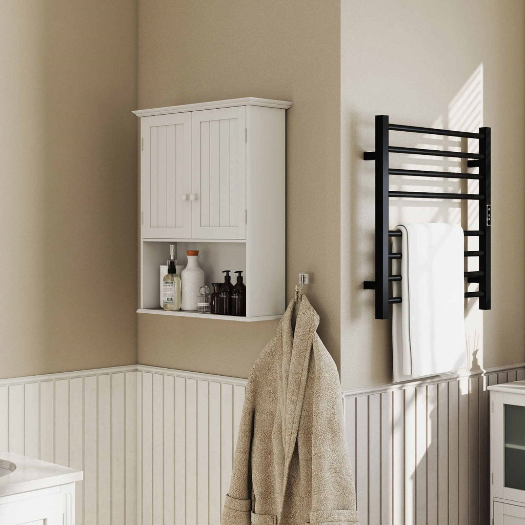 Laundry Room Bundle: 4-in-1 Storage Set Storage Cabinets and Rack Set