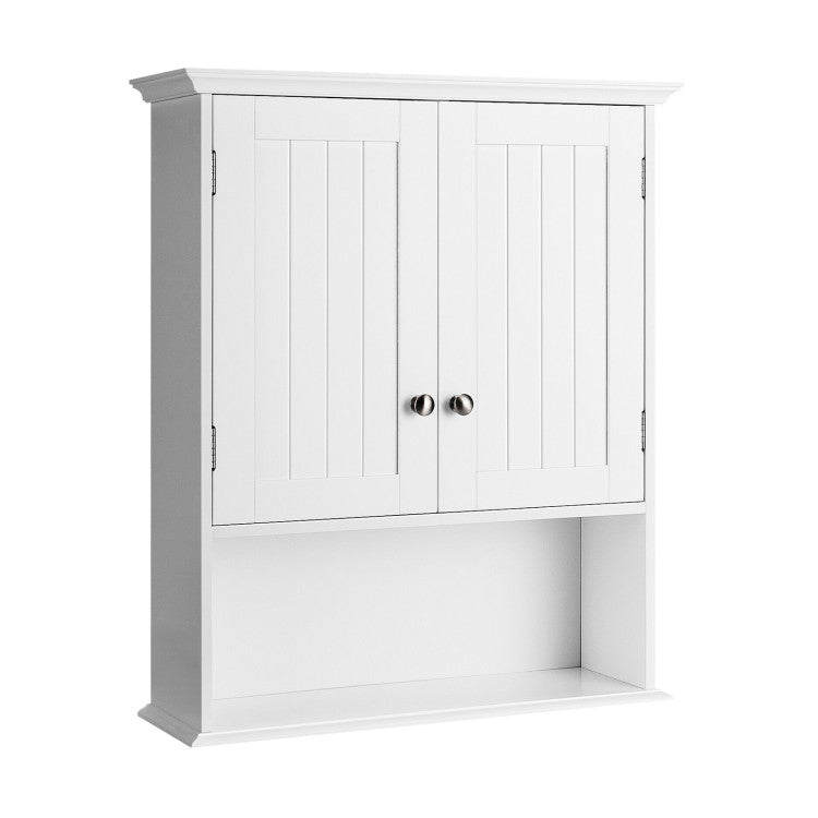 Dining Room Set: Tall Storage Cabinet and Trash Can Cabinet and Wall Mount Storage Organizer