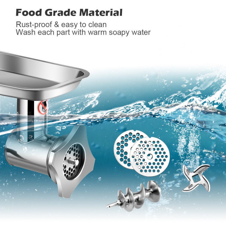 Heavy Duty 1.5HP Commercial Meat Grinder with Reverse High Efficiency and Anti-Clog