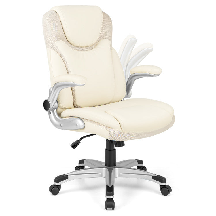 All-in-One Home Office Furniture Bundle - Ergonomic Chair Spacious Desk Multi-Drawer Cart Bookshelf & Accent Chairs
