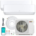 27000 BTU 2-Zone Mini Split Air Conditioner with Heat Pump