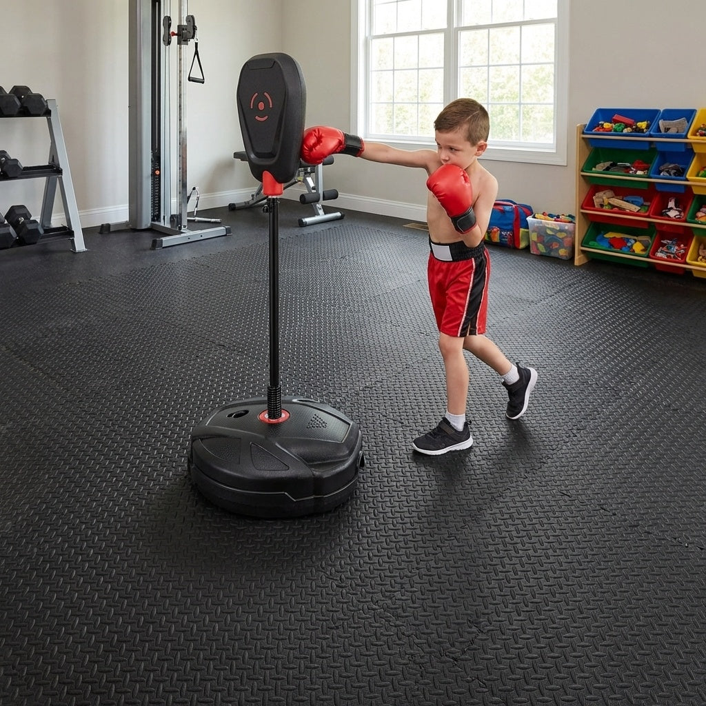 Inflation Free Boxing Set and 12Pcs 1/2" Puzzle Exercise Mat