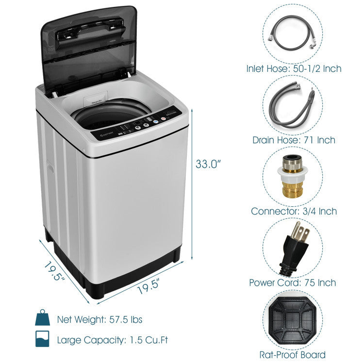Compact Washer and Dryer Combo Automatic Washing Machine and Tumble Dryer