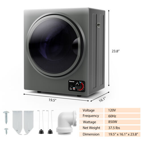 Compact Washer and Dryer Combo Automatic Washing Machine and Tumble Dryer