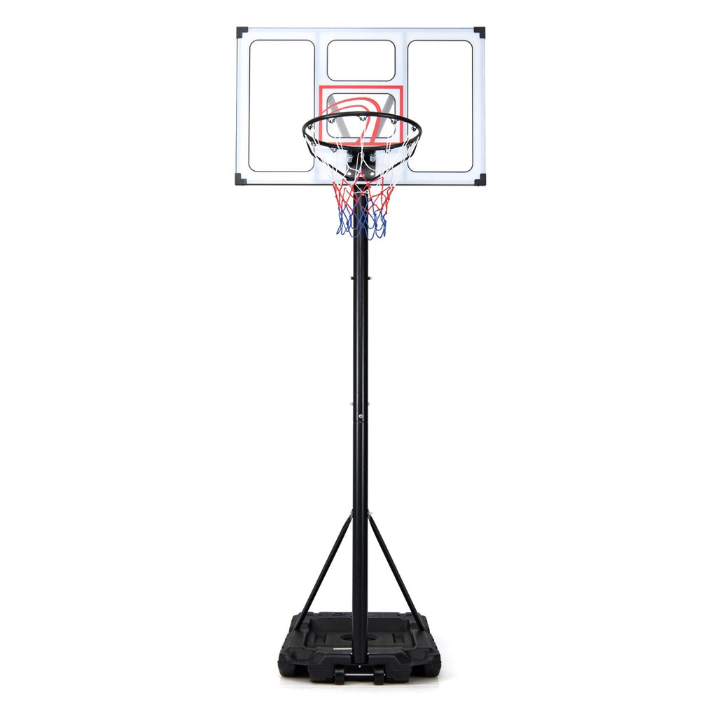 Portable Basketball Hoop Adjustable 4.1-10 Feet with Base