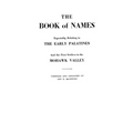 Book of Names: Especially Relating to the Early Palatines and the First Settlers in the Mohawk Valley - Paperback