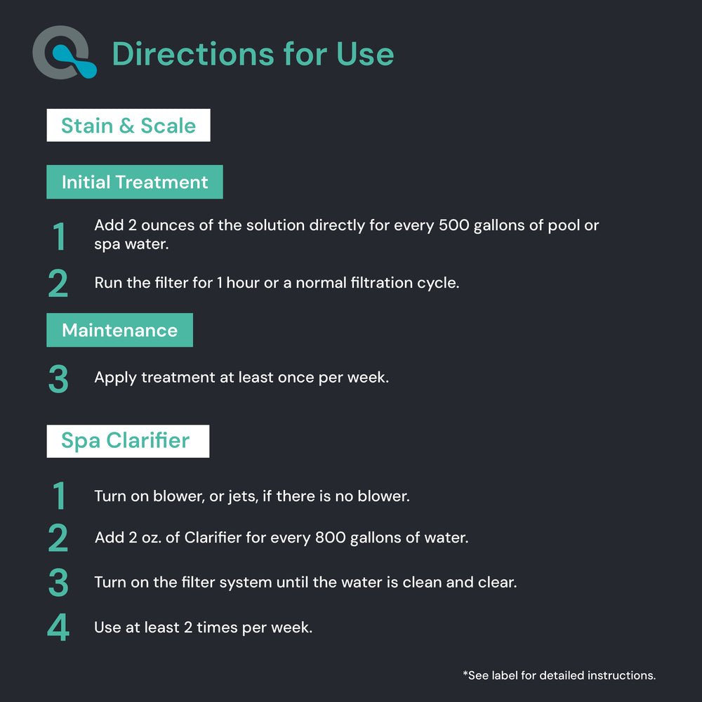 Spa Water Clarifier & Stain and Scale Bundle