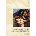 Landmark Cases in Defamation Law - Paperback