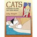 Cats Stained Glass Pattern Book - Paperback