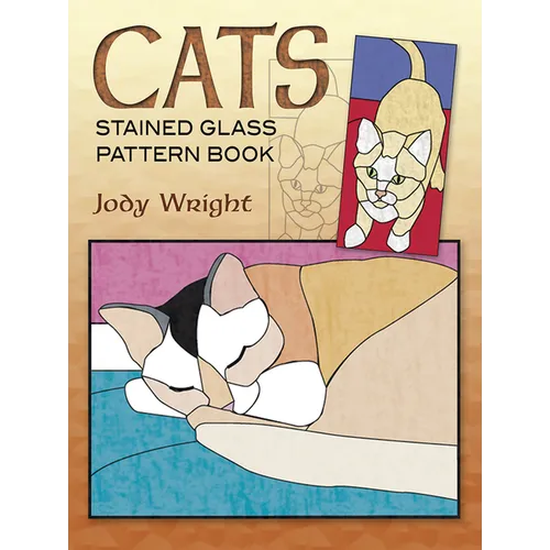 Cats Stained Glass Pattern Book - Paperback