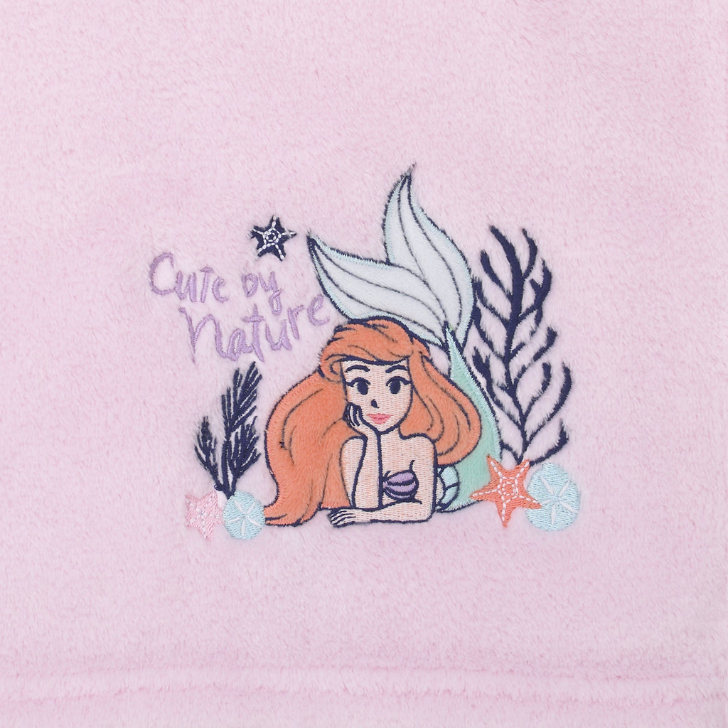 The Little Mermaid Pink Ariel Cute by Nature Super Soft Baby Blanket