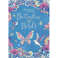 Butterflies and Birds: Inspriational Coloring Book for Adults - Paperback