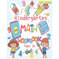 Kindergarten Math Workbook: For Kids Ages 3+, Beginner Math Preschool Learning Book with Number Tracing and Matching Activities, Basic Mathematica - Paperback