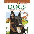 Creative Haven Dogs Color by Number Coloring Book - Paperback