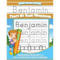 Letter Tracing for Kids Benjamin Trace my Name Workbook: Tracing Books for Kids ages 3 - 5 Pre-K & Kindergarten Practice Workbook - Paperback