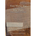 4 DIVISION 12 Infantry Brigade Essex Regiment 2nd Battalion: 4 August 1914 - 28 February 1919 (First World War, War Diary, WO95/1505/1) - Paperback