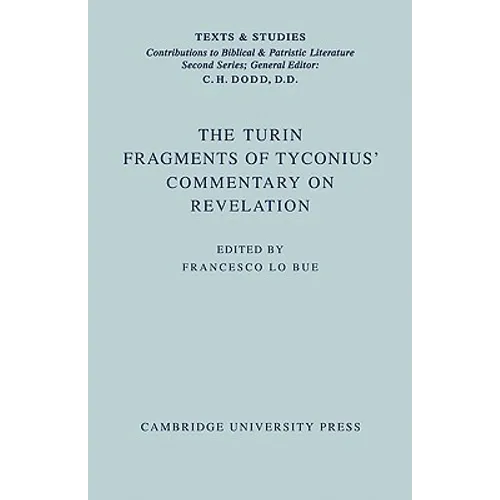 The Turin Fragments of Tyconius' Commentary on Revelation - Paperback