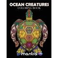 Ocean Creatures Coloring Book: Coloring Book for Adults: Beautiful Designs for Stress Relief, Creativity, and Relaxation - Paperback