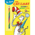 Dr. Seuss: The Cat in the Hat Coloring & Activity Book: Coloring and Activity Book with Rainbow Pencil - Paperback