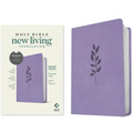 NLT Giant Print Premium Value Bible, Filament Enabled (Leatherlike, Lavender Vine) - Imitation Leather