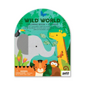 Coloring Book with Stickers Wild World - Paperback