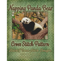 Napping Panda Bear Cross Stitch Pattern - Paperback