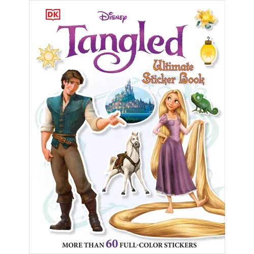 Ultimate Sticker Book: Tangled: More Than 60 Reusable Full-Color Stickers - Paperback