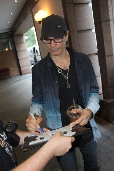 Steve Vai Signed Cherry Sunburst Gibson Epiphone Guitar Exact Photo Proof