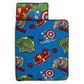 The Avengers I Am A Hero Blue, Green, Red, and Yellow Toddler Nap Mat