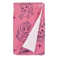 Princess Pink and Purple Tiaras Super Soft Sherpa Baby Blanket