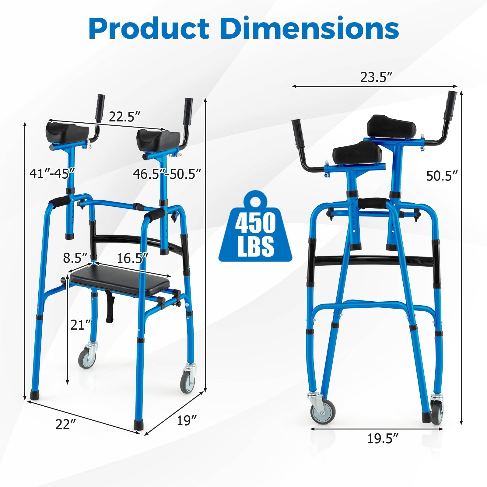 Versatile Rolling Walker for Rehabilitation Training