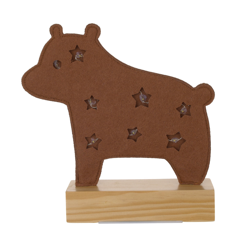 Brown Bear Lighted Nursery DÃ©cor