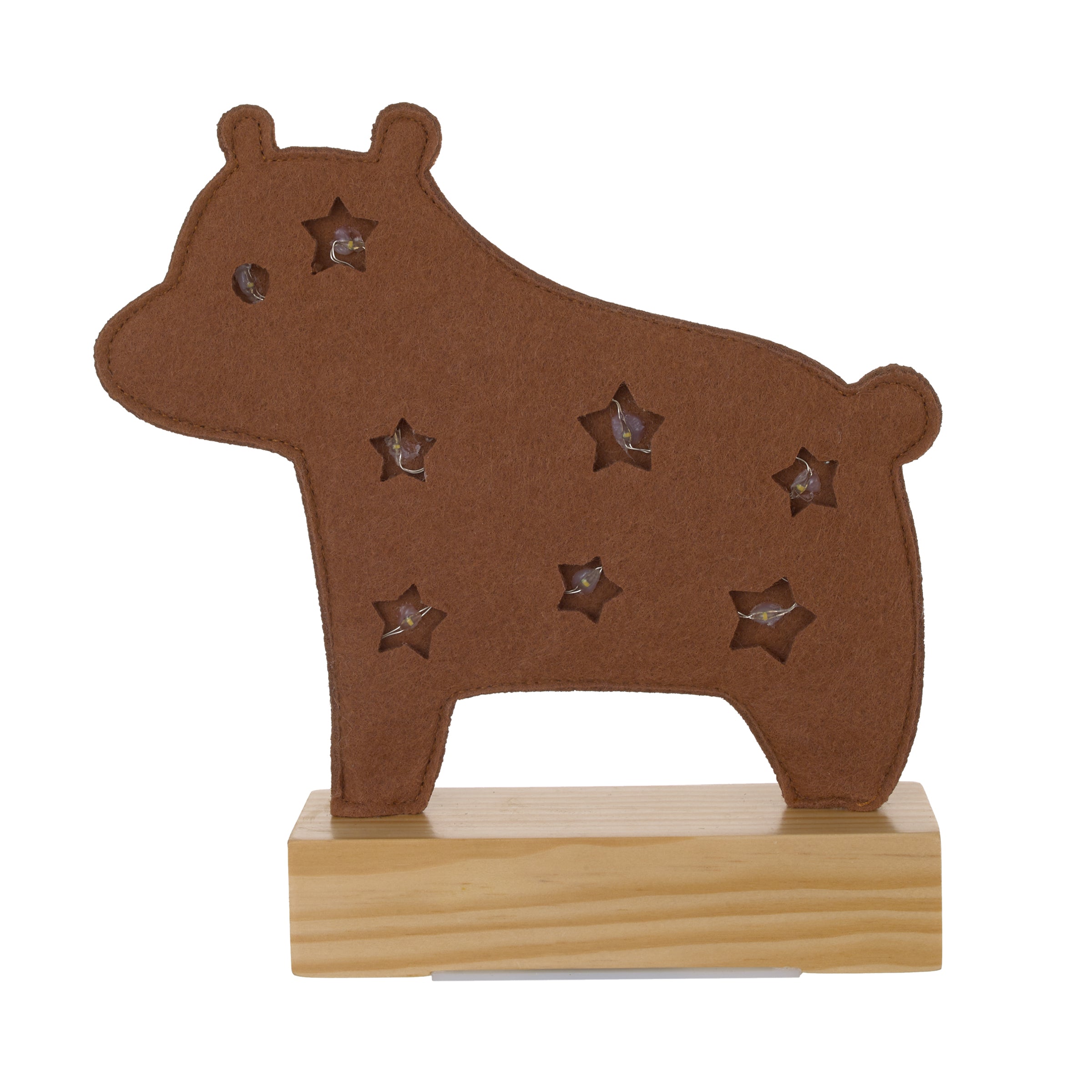 Brown Bear Lighted Nursery DÃ©cor
