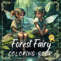 Forest Fairy Coloring Book - Paperback