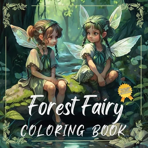 Forest Fairy Coloring Book - Paperback