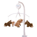 National Park Brown, and Tan Bears, and Deer Plush Musical Mobile